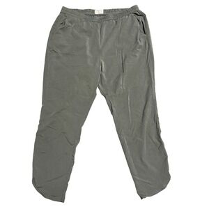 Marine Layer Allison Pants Olive Green Elastic Waist XL